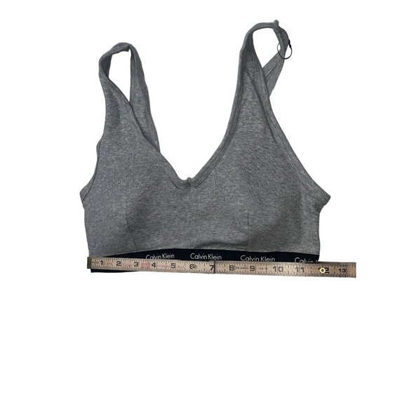 CALVIN KLEIN Gray Wireless  Bralette Size‎ Large - Picture 8 of 8